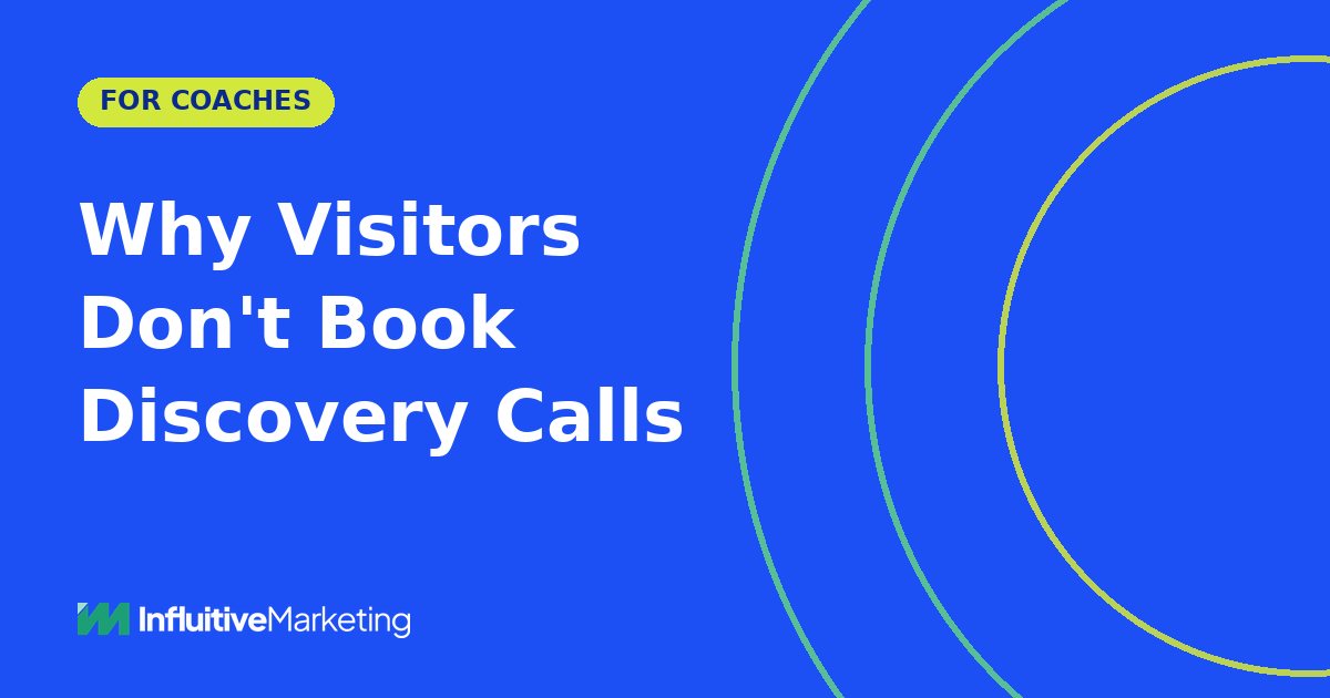 Featured image: Why Visitors Don't Book Discovery Calls